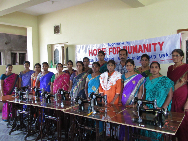 Hope for Humanity Sewing Machines Distribution